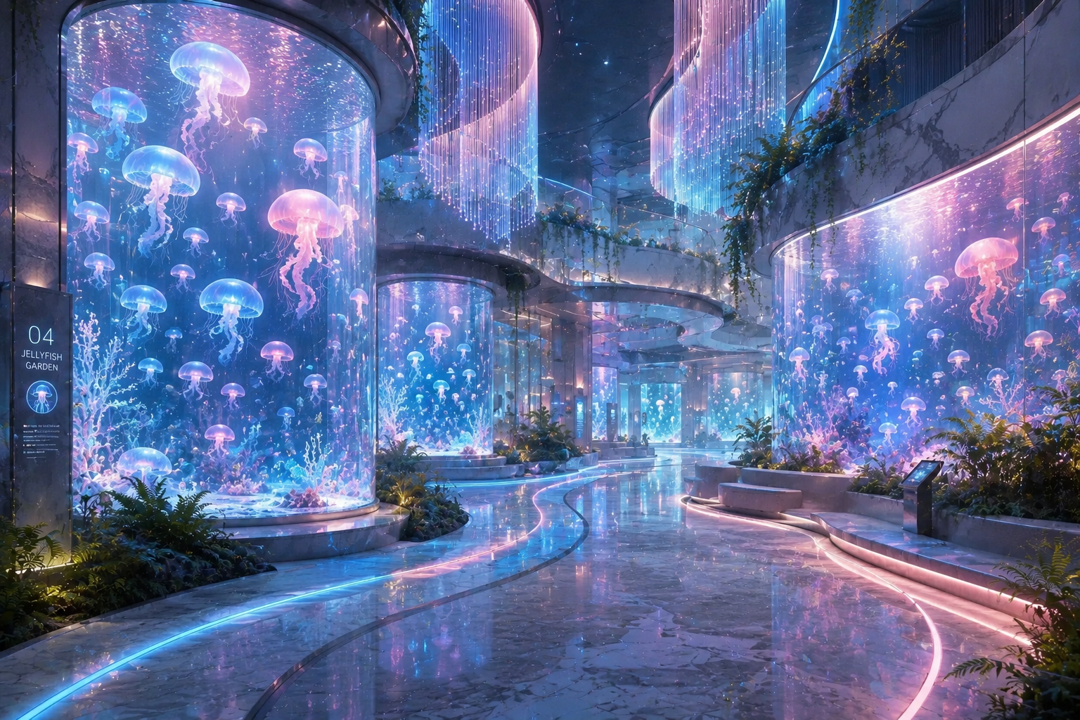 戀色水母花園